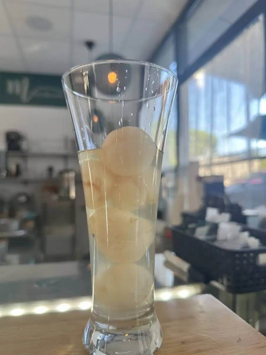 Litchis au sirop