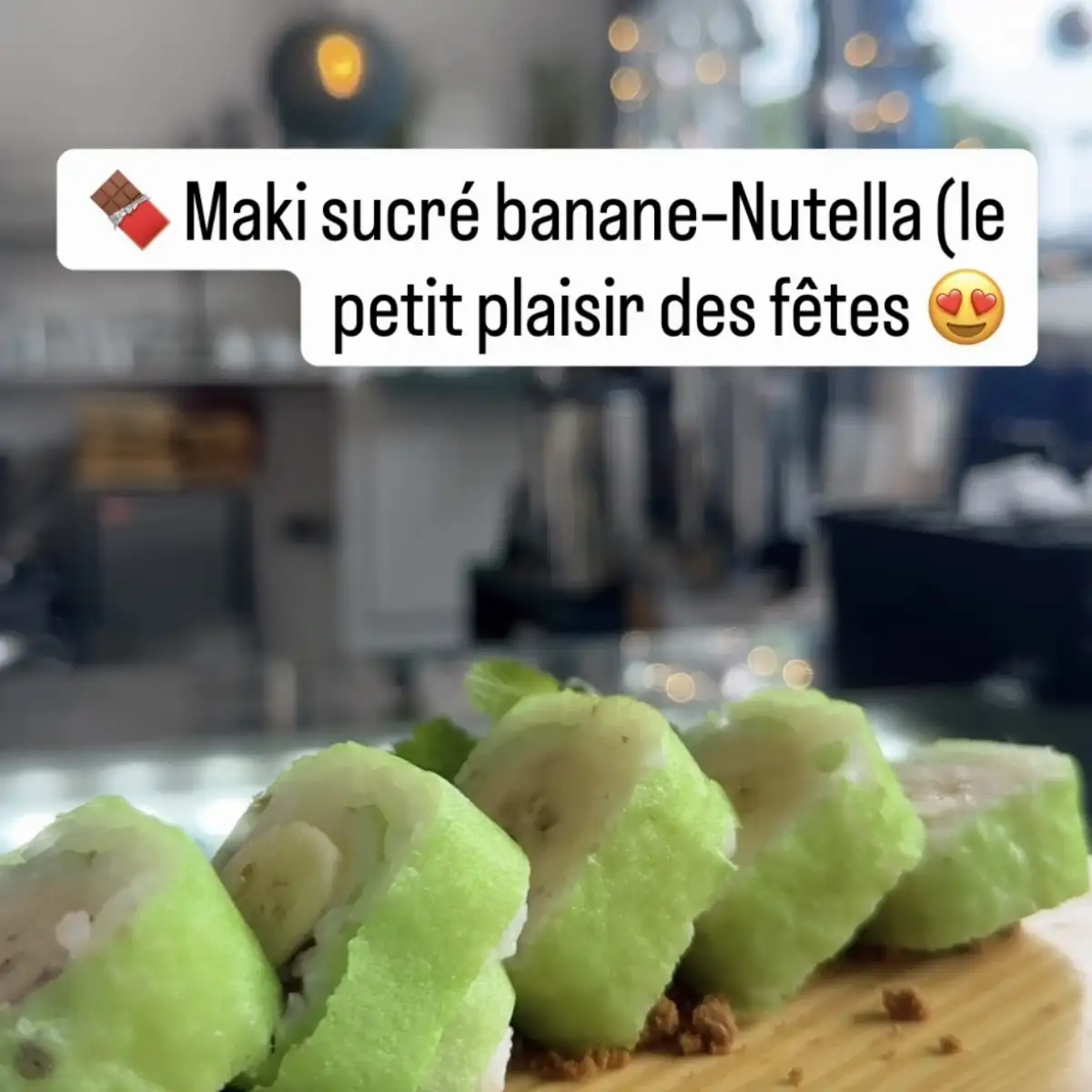 Maki banane Nutella 5pieces