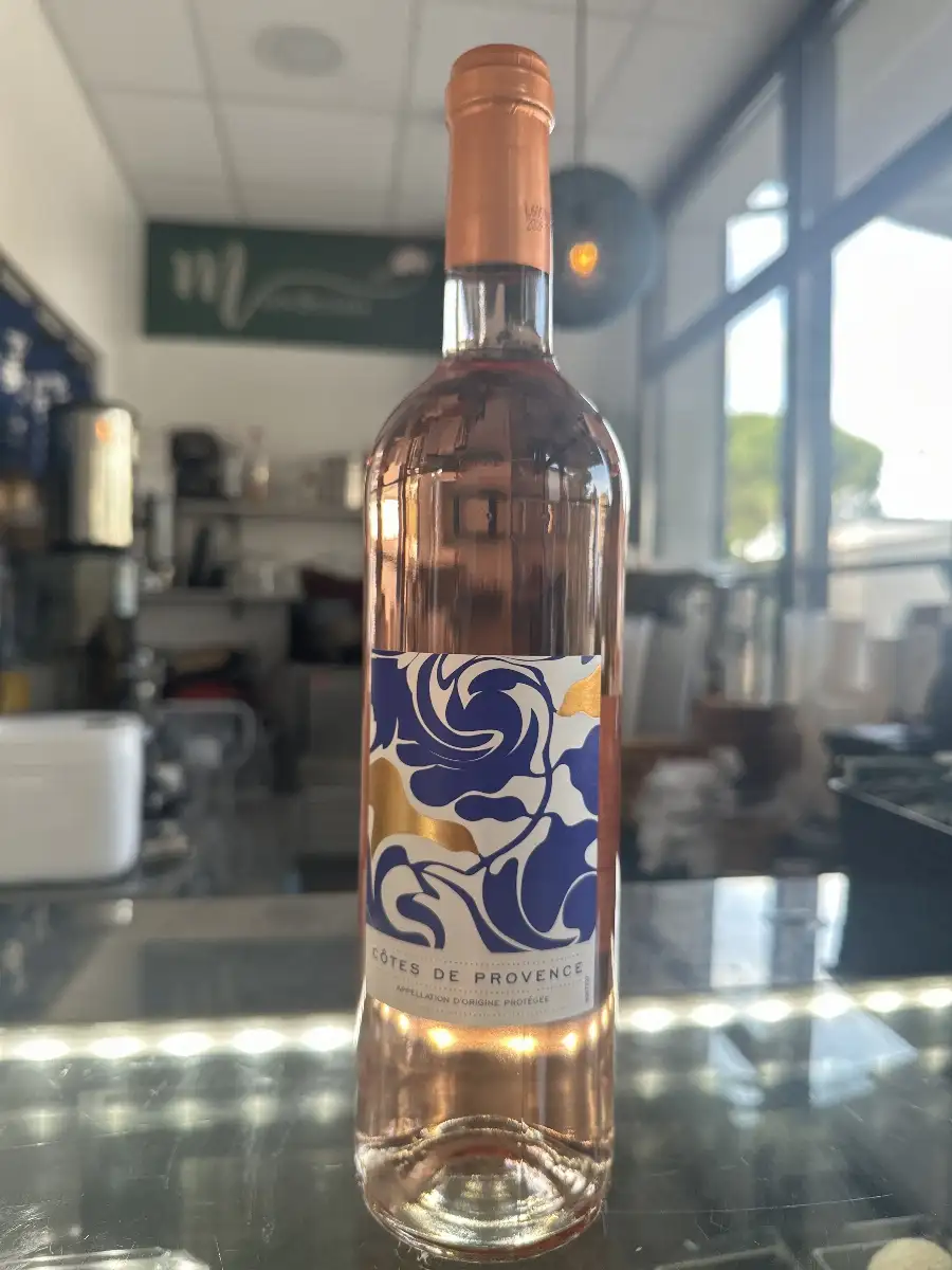 Vin rosé ou vin blanc en bouteille