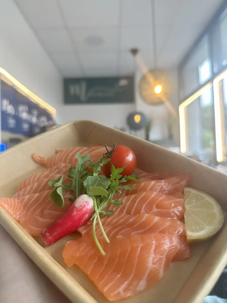 Sashimi saumon